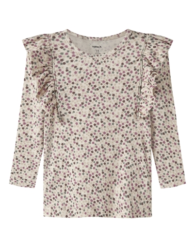 Name it - NMFLianna Bluse - Antique White